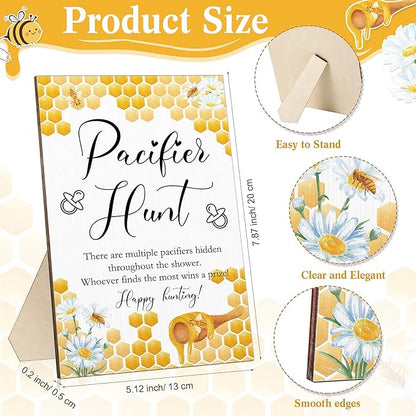 51 Pcs Cool Baby Shower Games Include Baby Pacifier Hunt 50 Acrylic