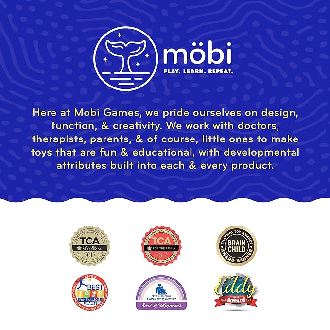 MOBI WIGLOO BABY SENSORY TOYS from Infants to Toddlers - Baby Toys for Hand Eye Coordination and Developmental Brain Function 6 Month