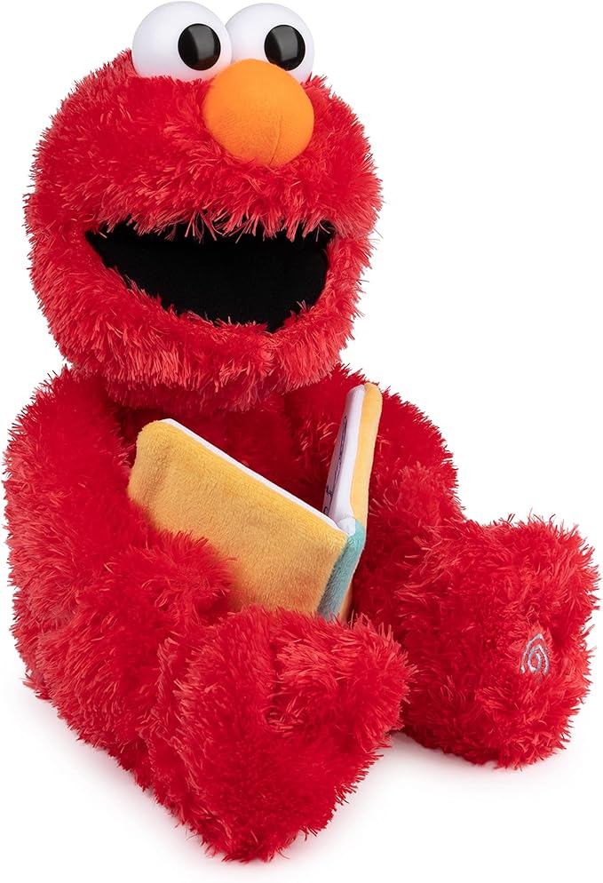 GUND Sesame GUND Sesame Street Official Nursery Rhyme Elmo Animated Muppet Plush, Premium Plush Sensory Toy for Ages 18 Months & Up 15”