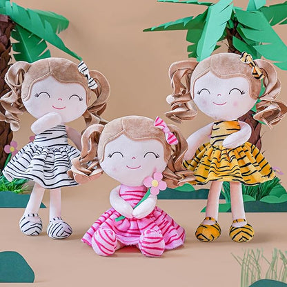 Gloveleya Baby Dolls Soft Snuggly First Baby Girl Gifts Plush 12inches Animal