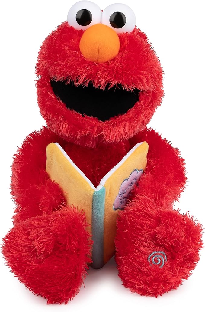 GUND Sesame GUND Sesame Street Official Nursery Rhyme Elmo Animated Muppet Plush, Premium Plush Sensory Toy for Ages 18 Months & Up 15”