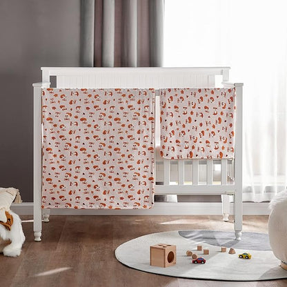 DaysU Silky Micro Soft Plush Baby Blankets Unisex with Print Animal Pattern and Soothing Raised Dots, Double Layer Bed Throws for Baby Crib 30x40 Inches