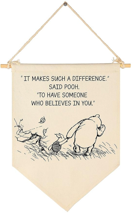 Winie Nursery Flag the Pooh,Nursery Wall Decor