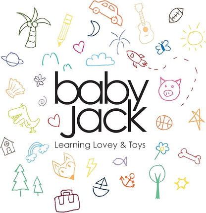Baby Jack & Co 8x8??Polar Lovey Tag Toys for Babies - Baby Crinkle Toys