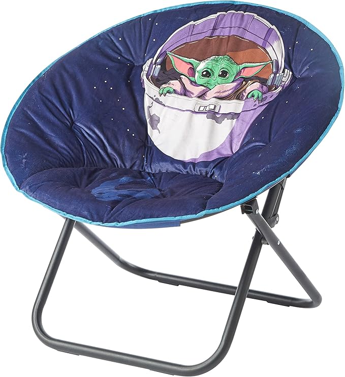 Idea Nuova Foldable Saucer Chair, Star Wars Mandalorian
