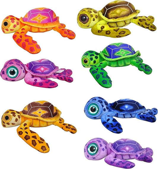 Cuddly Emulation Sea Turtle Soft Stuffed Animals Toys Doll,Tortoise Plushie Toys and Best Gifts for Baby Toys (7PCS 16 ")