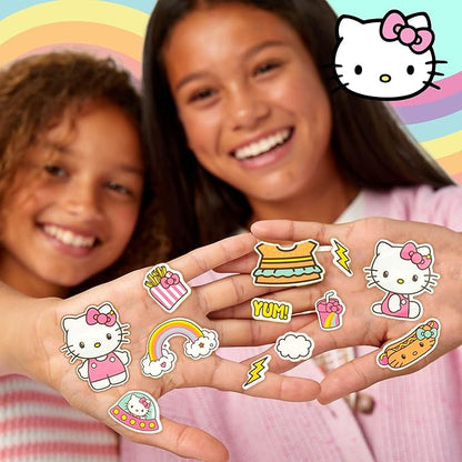 Hello Kitty Puffy Sticker Playset, Includes Over 50 Hello Kitty Reusable Book Stickers