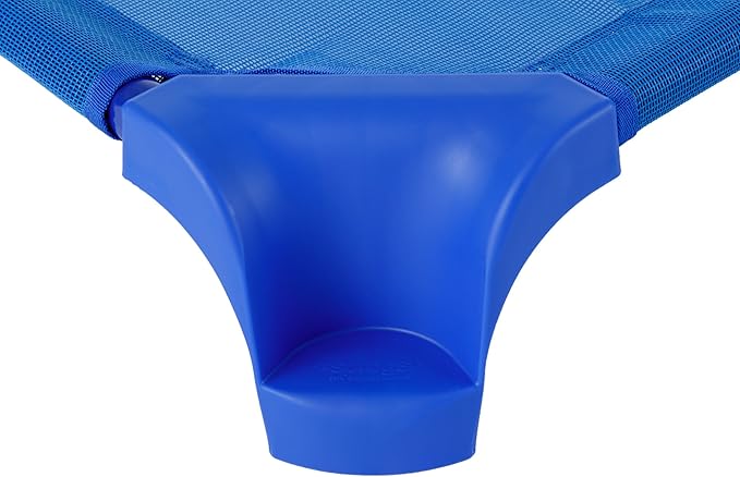 Sprogs Heavy-Duty Stackable 40"L Daycare Cots for Toddlers Ages 1 to 2, Stacking Preschool Classroom Toddler Cots for Sleeping, Resting, Naptime, Pack of 12, Blue