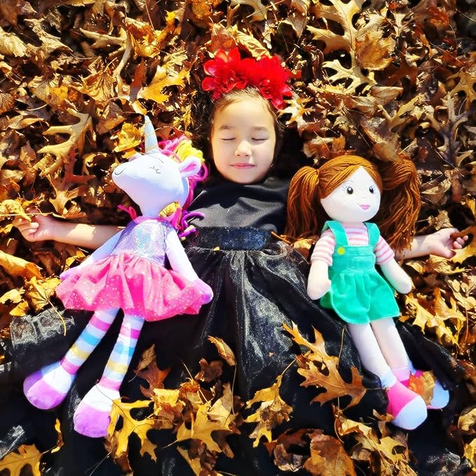 Plushible Soft Baby Doll - 18 Inch Rag Dolls for Girls, Infants & Babies 1 Year