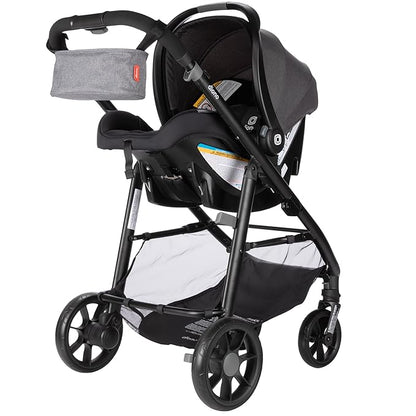 Diono Quantum 4 3-in-1 Travel System with LiteClik 30 R SafePlus Infant Car Seat and Base, Rear-Facing for Infants 4-30lbs, Includes Infant Car Seat Folding Stroller and Toddler Seat (Gray Slate)