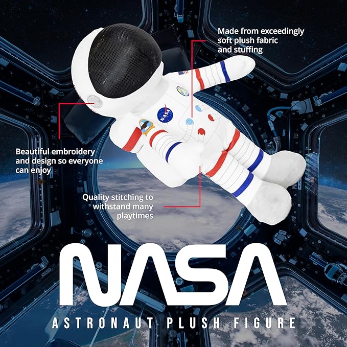 Playtime by Eimmie Soft Baby Doll - Plush Rag Dolls for 2 Year Old Girls Boys Toddler & Infants 14" (NASA 14") -