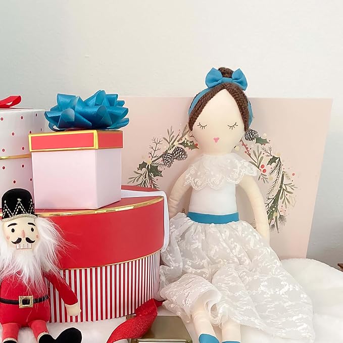 MON AMI Clara Doll – 22”, Soft & Elegant Stuffed Plush Doll for Little Girls