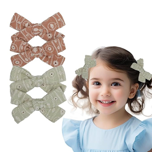 Baby Hair Clips for Infants, Toddlers (4 PCS)