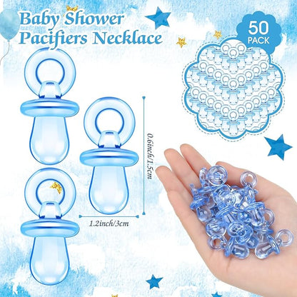 Thyle 51 Pcs Pacifier Hunt Baby Shower Games Include Baby 50 Acrylic