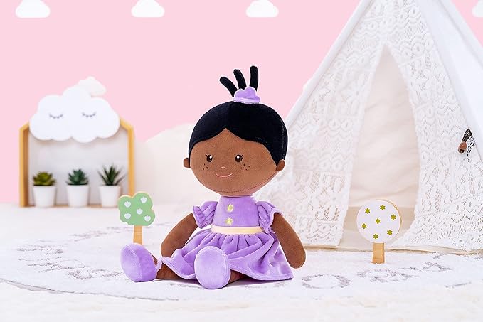 Onetoo First Baby Doll Plush Rag Doll Sleeping Cuddle Buddy 14"（Milly Series）