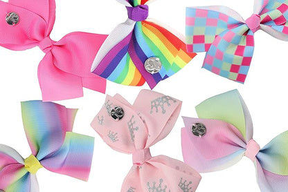 Unicorn Hair Bow Holder Organizer for Girls with JOJO Bows, 5 inch