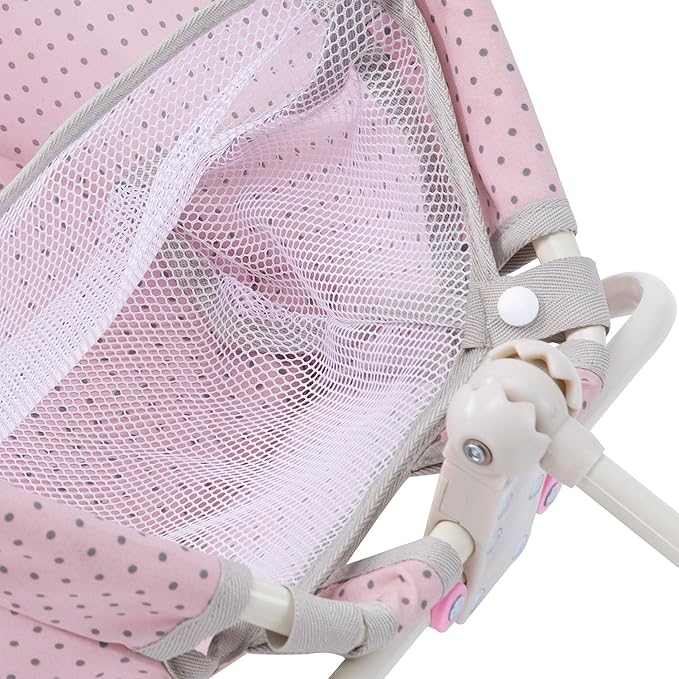 Olivia's Little World - Polka Dots Folding Princess Baby Doll Wagon, Toy Storage Wagon