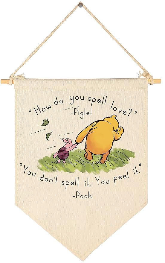 Winie Nursery Flag the Pooh,Nursery Wall Decor