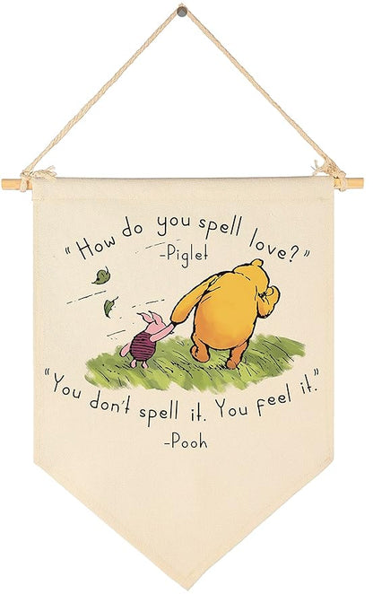 Winie Nursery Flag the Pooh,Nursery Wall Decor