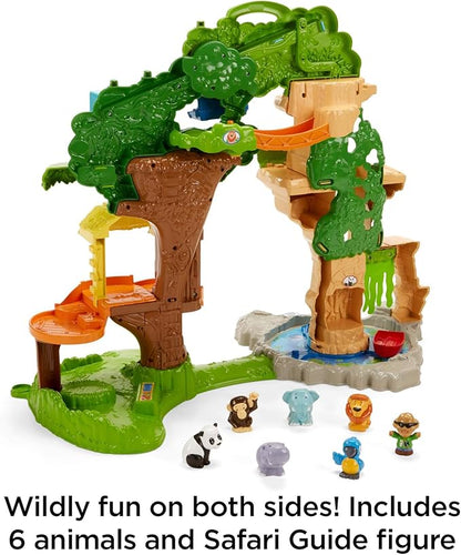 Fisher-Price Little People Toddler Toy Share & Care Safari 2-Ft 7 Figures 1+ years