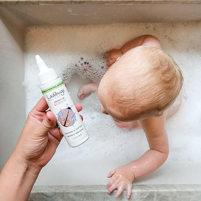 Cradle Cap Remedy Kit, 3oz | Includes Cradle Cap Serum & Fine-Toothed Comb | Effectively Removes Scales & Flakes | Soothes & Softens Scalp