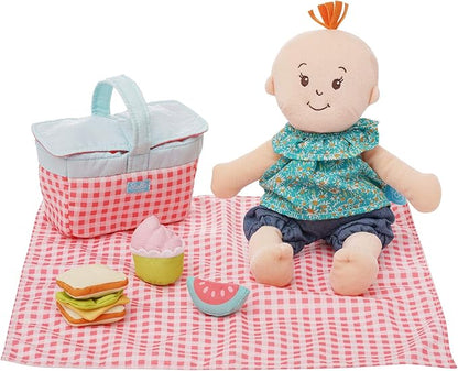 Manhattan Toy Stella Collection Picnic 5 Piece Baby Doll Picnic 12" and 15" Stella