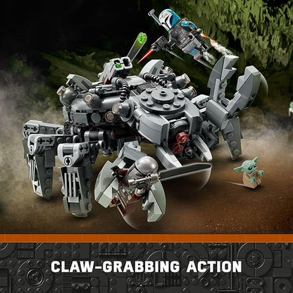 LEGO Star Wars Spider Tank 75361, Building Toy Mech from The Mandalorian Season 3 9+