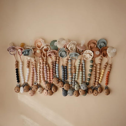 Frigg Rope SilkySoft Silicone Baby Pacifier | Made in Denmark 6-18 Months)