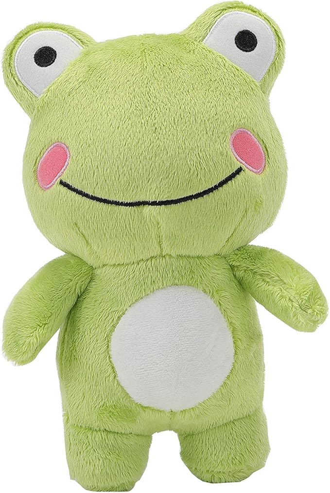 CAZOYEE Super Soft Frog Stuffed Animal Plush Toy, Cute Frog Plush Doll 10”