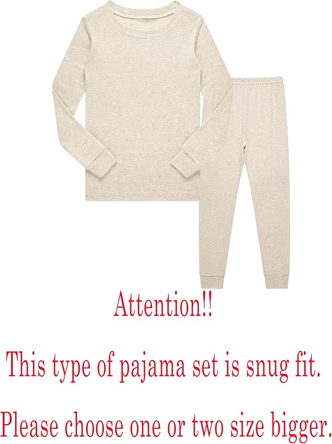 Family Feeling Little Big Boy Pajamas Sets 100% Cotton Pjs