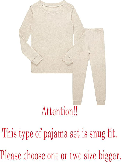 Family Feeling Little Big Boy Pajamas Sets 100% Cotton Pjs