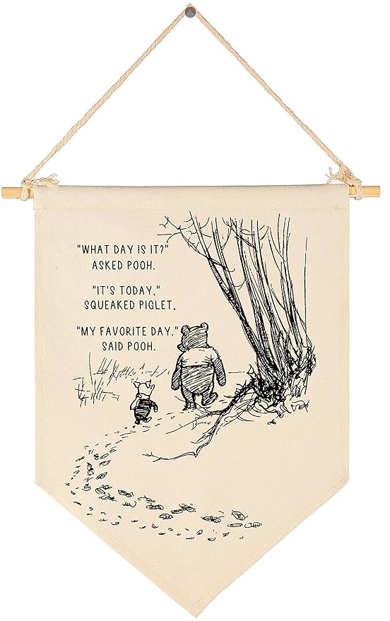 Winie Nursery Flag the Pooh,Nursery Wall Decor