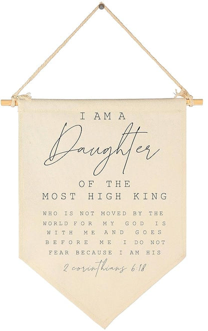 I Am The Daughter Of the Most High King-Scripture Decor-Bible
