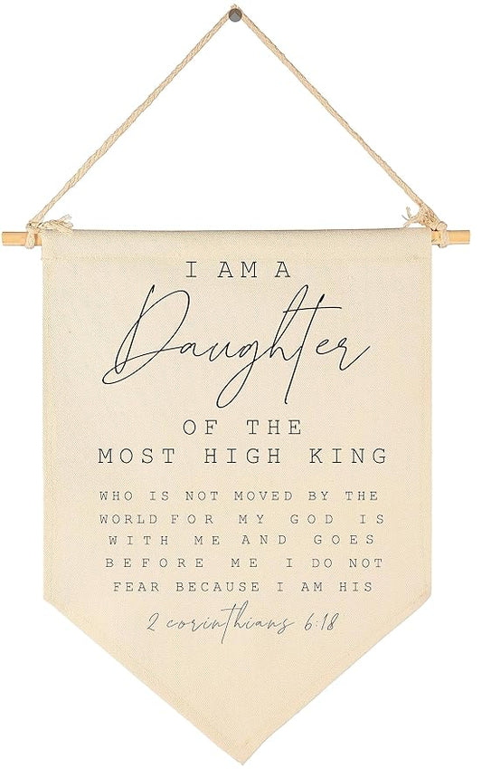 I Am The Daughter Of the Most High King-Scripture Decor-Bible