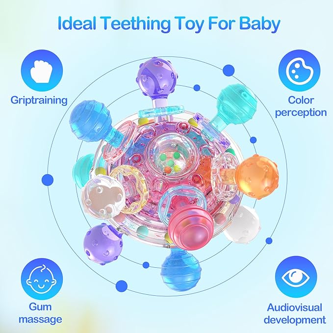 Baby Sensory Teething - Infant Teethers Montessori Toys for 0-6 6-12 Months