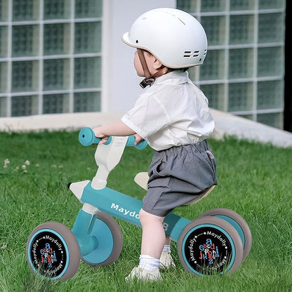Maydolly Baby Balance Bike Bicycle Toys for 1 Year Old 10-24 Months 4 Wheels