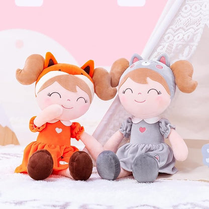 Gloveleya Baby Doll Girl Gifts Soft Plush Kitty Cat Dolls 12" with
