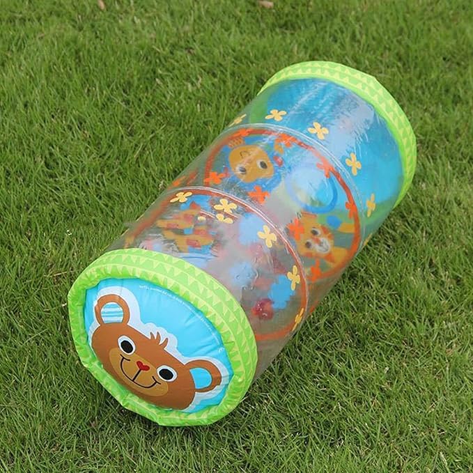 Infant Inflatable Roller PVC Early Development Crawling Toys, with Balls 3 Months 3 Years