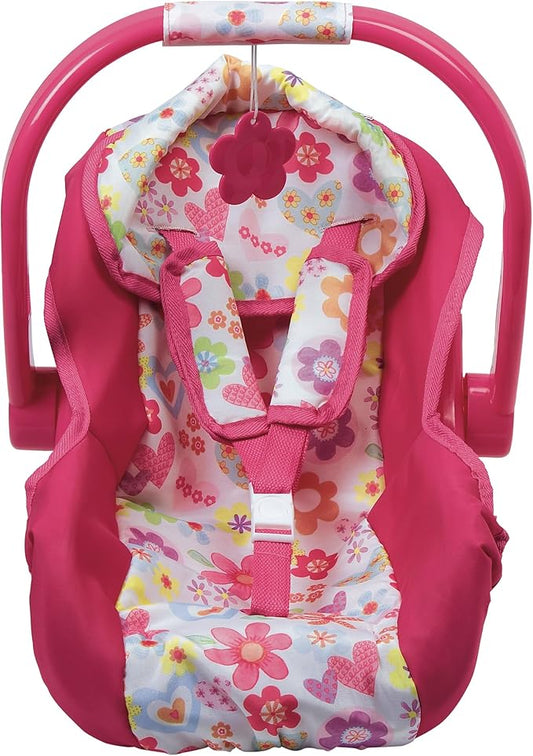 Adora Baby Doll Car Seat with Removable Seat Cover - Machine Washable, Fits Most Dolls & Plush Animals Up To 20” 2+ -