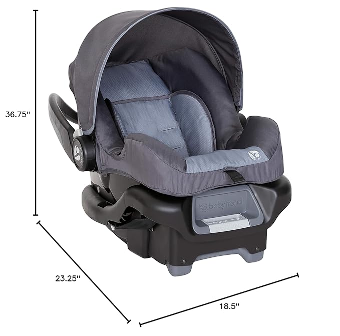 Baby Trend Expedition® Race Tec™ Jogger Travel System with Ally™ Infant Car Seat, Ultra Grey
