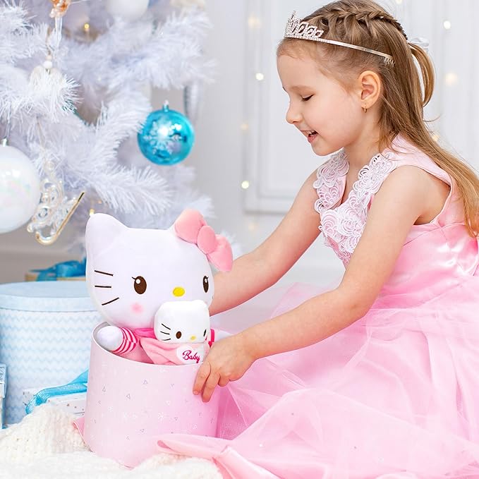 Cartoon Kitty Plush Toys - Cute Plush Doll Toys Decor(10")