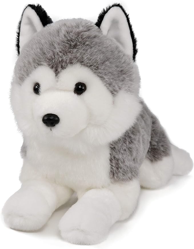 Ice King Bear Lifelike Siberian Husky Stuffed Animal - Plush Toy 13 Inches