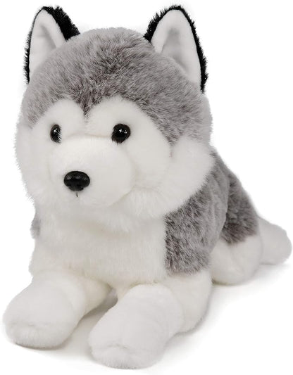 Ice King Bear Lifelike Siberian Husky Stuffed Animal - Plush Toy 13 Inches