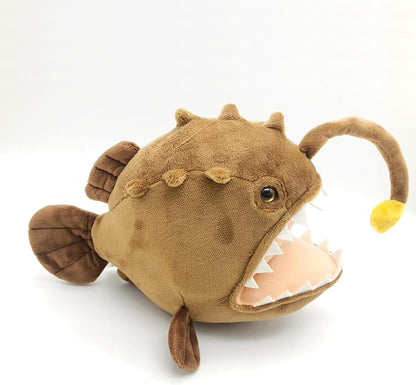 JIANEEXSQ Realistic Angler Fish Stuffed Animal Doll, Simulation Anglerfish Plush Toy