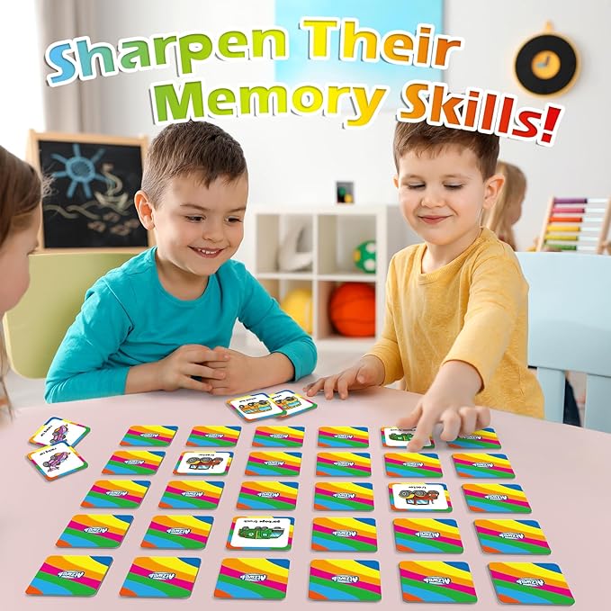 Match Game,Memory Game 48 Pcs 3 4 5 6,Flash