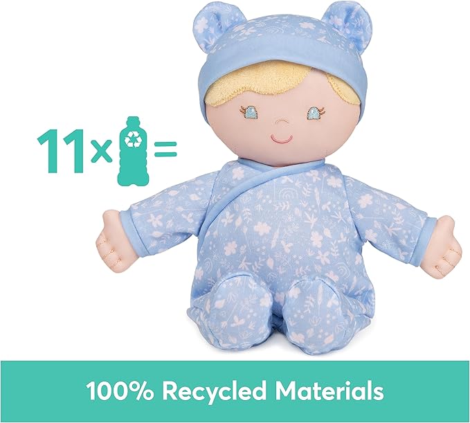 GUND Baby Sustainable Baby Doll, Plush Doll Made from Recycled Materials 12”