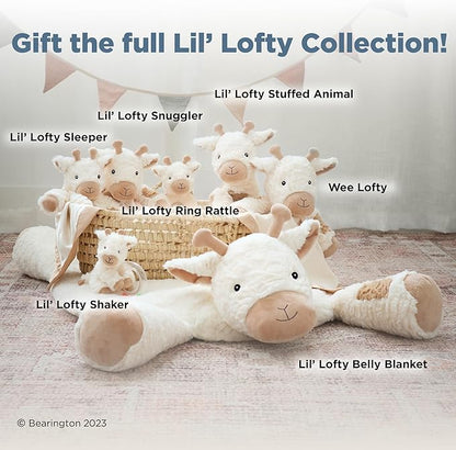 Bearington Lil' Lofty 18 Inch Giraffe Loveys for Babies - Security Blanket for Babies