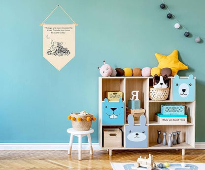 Winie Nursery Flag the Pooh,Nursery Wall Decor