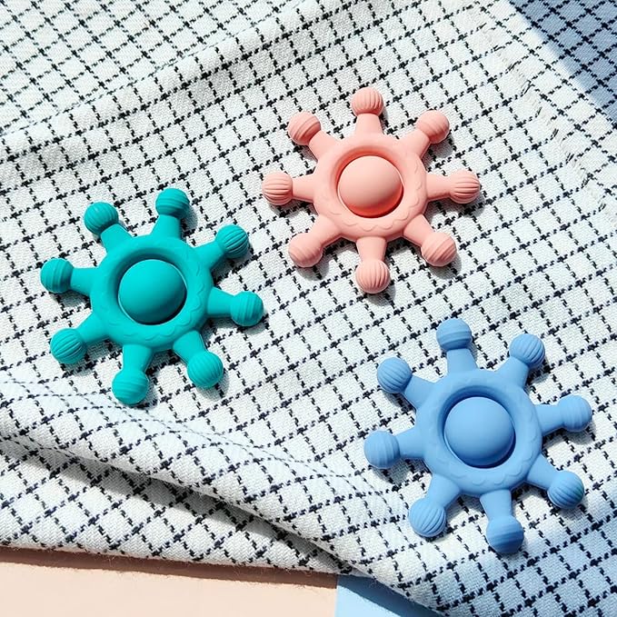 Baby Teething Toys-Food Grade Silicone,BPA Free 3+ Months,Suitable