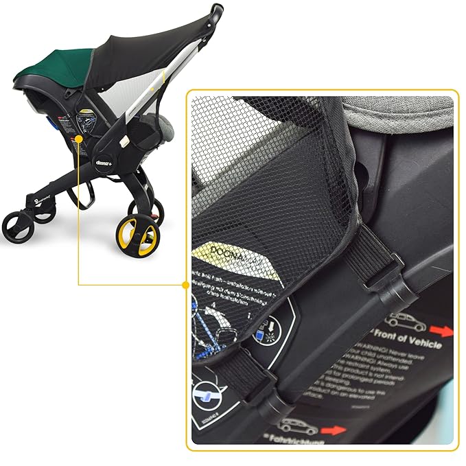 Custom Designed Sunshade Extension Compatible with Doona car seat Stroller, Marsheepy Stroller Sun Shade Baby Car seat UV Protection Sun Cover for Baby Pushchairs Strollers